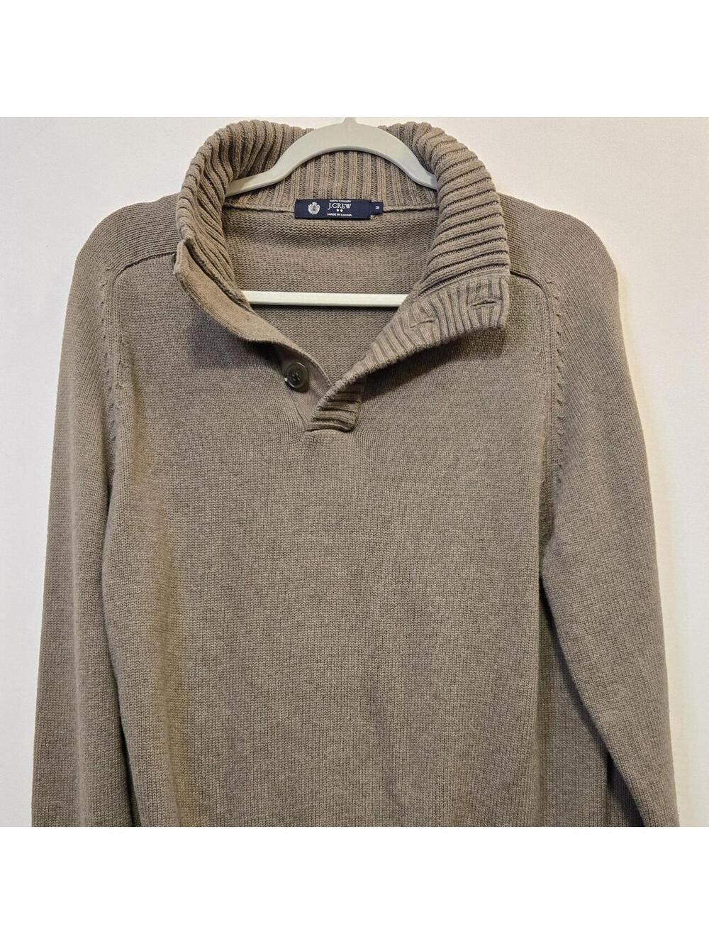 J.Crew Men's Brown and Tan Jumper